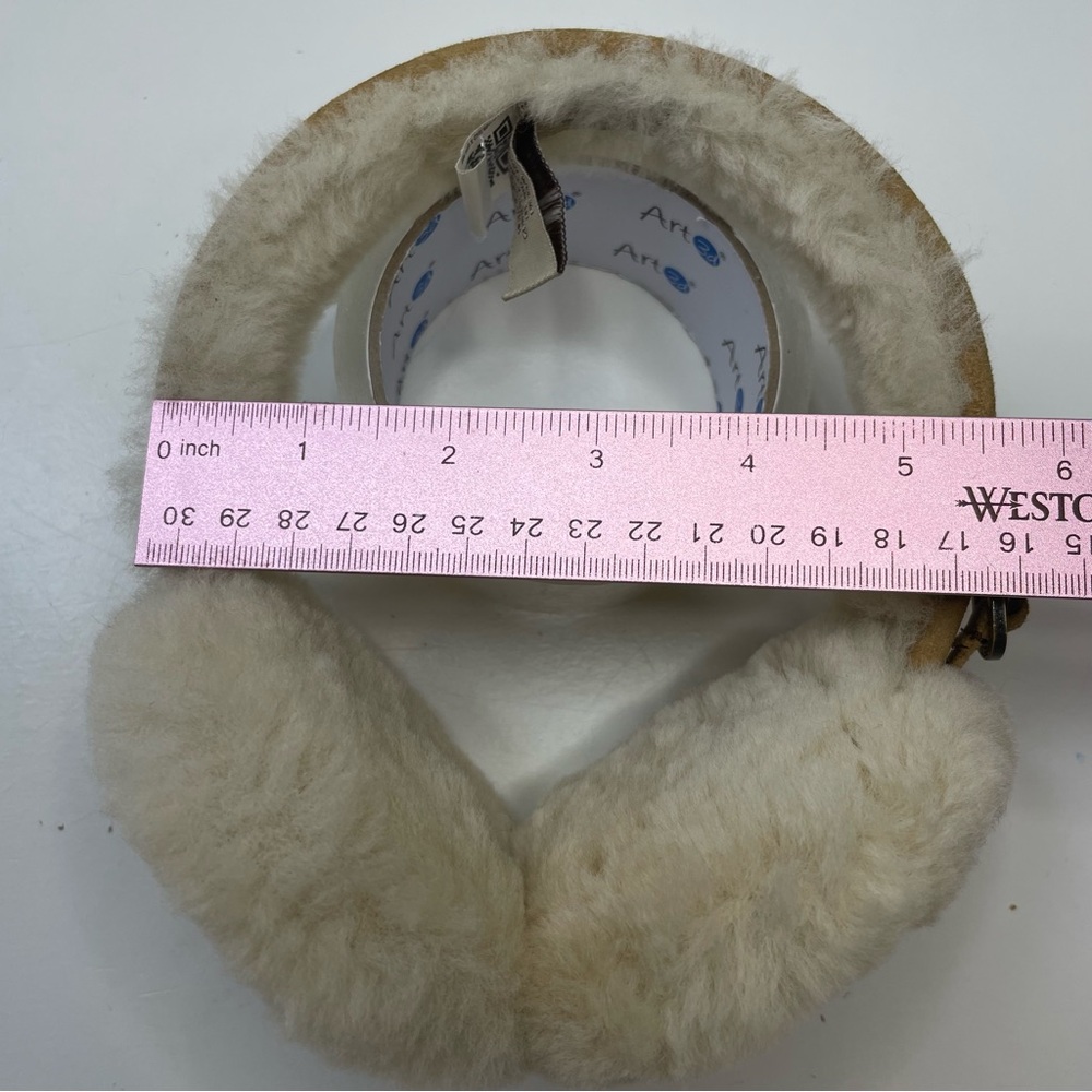 UGG Cream Shearling Earmuffs